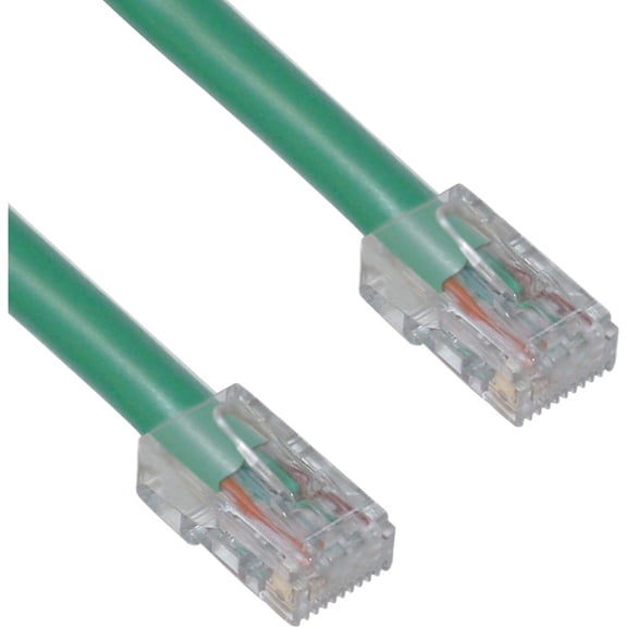 CableWholesale Cat6 Green Ethernet Patch Cable, Bootless, 10 Foot