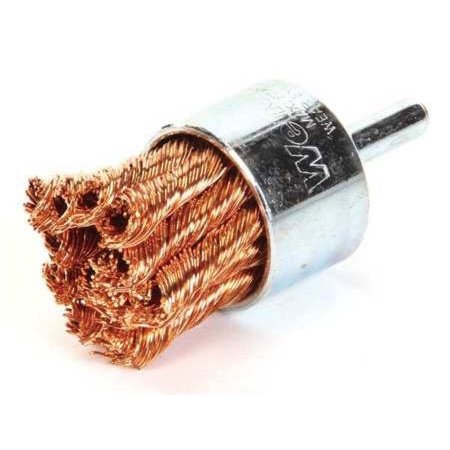 UPC: 0012382100674 | WEILER 93803 Knot Wire End Wire Brush  Bronze  1-1/8