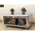 thumbnail image 4 of Nauticalmart Black Hawk Coffee Table Aluminum Aviator Furniture Home & Office Decor (48 Inches), 4 of 5