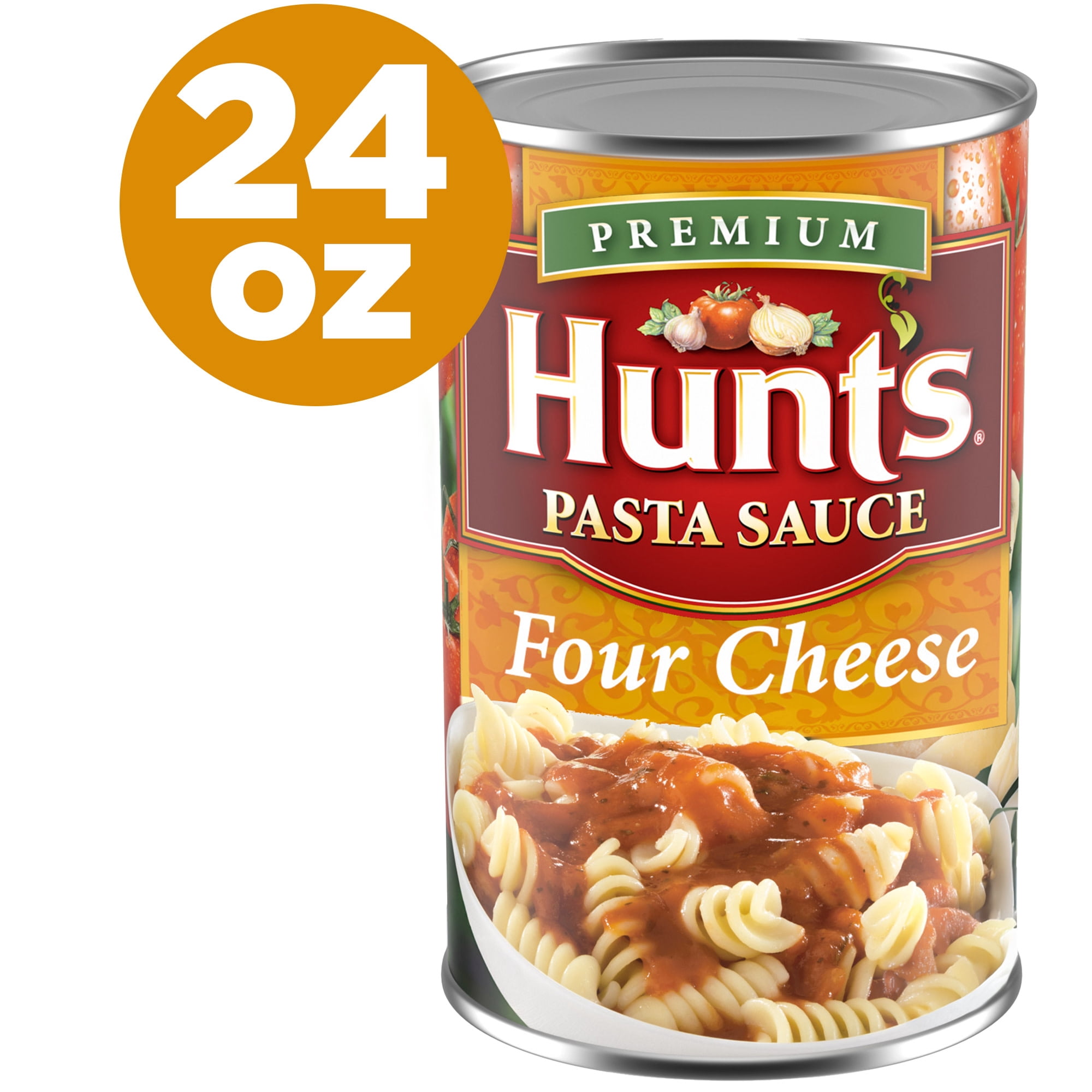 (12 pack) Hunt’s Four Cheese Pasta Sauce, 24 oz. Can