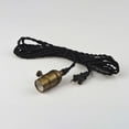 thumbnail image 3 of Maxim 12120BKAB 3.5 in. Early Electric 1-Light Pendant, Black & Antique Brass, 3 of 5