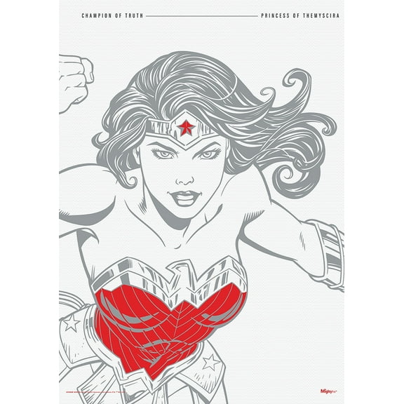 DC Comics (Wonder Woman - Legendary Part 3) MightyPrint™ Wall Art
