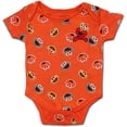 thumbnail image 2 of Sesame & Friends Elmo, Cookie Monster and Big Bird Boys 3 Pack Character Onesie, Newborn, 2 of 4