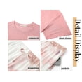 thumbnail image 6 of Fantaslook Womens Pajamas Sets Crewneck Short Sleeve Printed 2 Piece Outfits Set Tie Dye Casual Loungewear with Pockets, 6 of 9