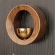 thumbnail image 5 of Wood Copper Wind Chime Wooden Wireless Door Bell Entrance Reminder Doorbell Aesthetic Home Decorations Doorbell B, 5 of 5