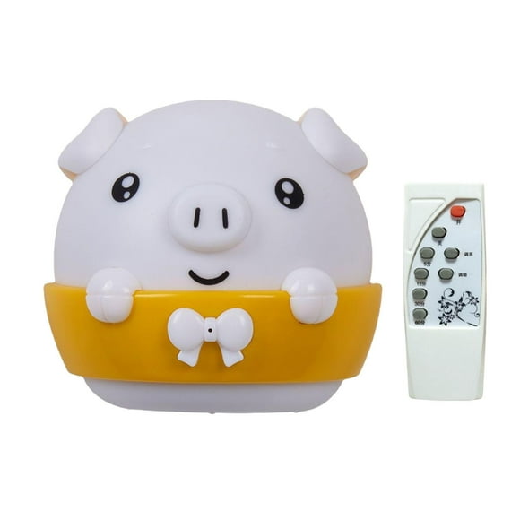 Pig Night Light Kids LED Atenuación Recargable Lovely Nightlight Regalo NightStand Luz blanca jinwen Luz de noche
