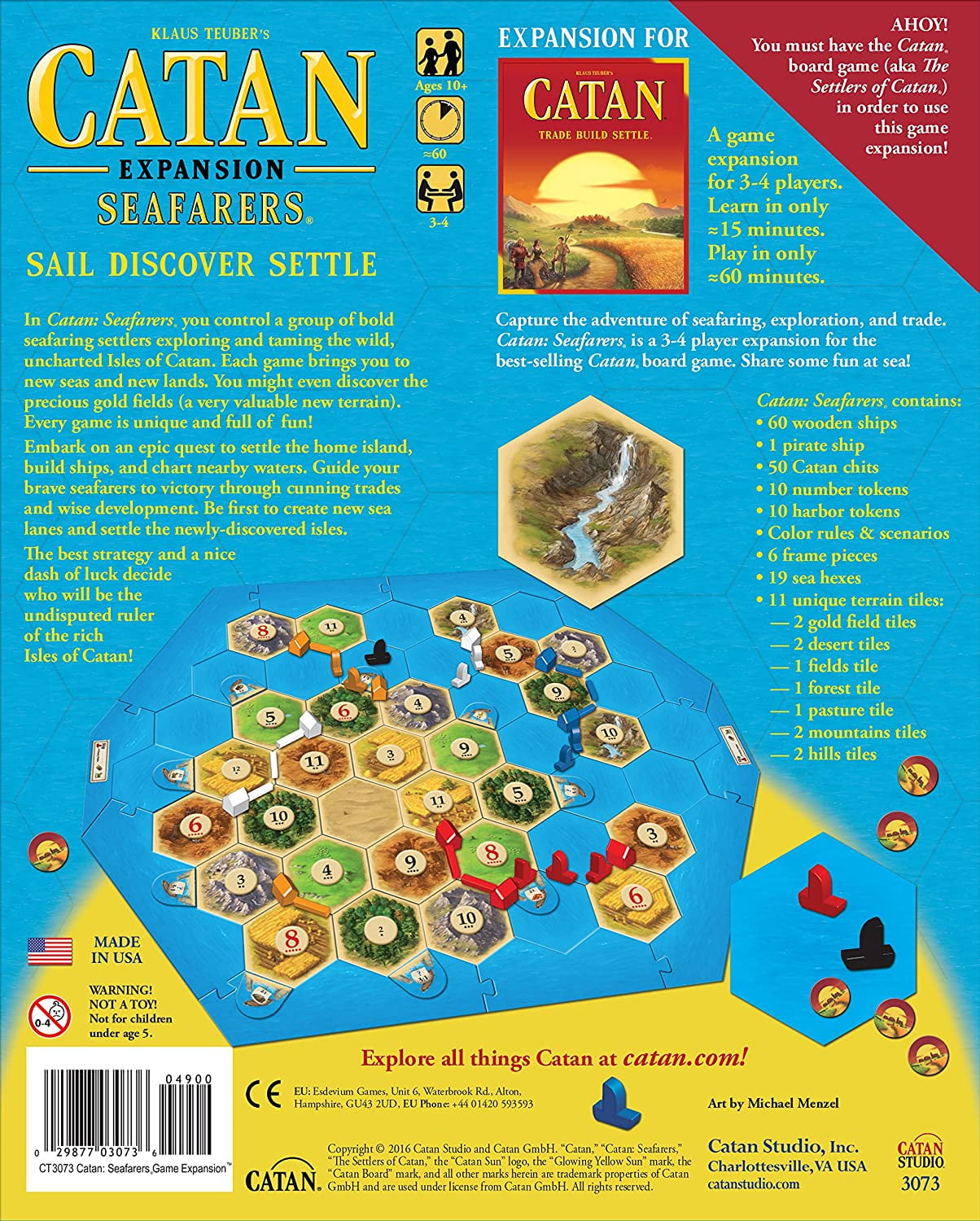 Catan Seafarers 5th Edition Expansion Board Game Brand New 