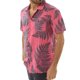 thumbnail image 5 of Mens Manga Corta Botón Abajo Camisas de Arce Hoja de Impresión Casual Cuello de Vuelta, Camisas de Hombre Casual para el Verano, 5 of 5