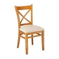 thumbnail image 2 of Cross Back Side Chair in Walnut (Set of 2), 2 of 2