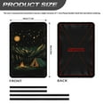 thumbnail image 3 of POLERO Forest Camping Moon RV Window Shade,17.3x26 inch Foldable Blackout Camper Door Window Cover for Sun Shades UV Rays Protection, Fashion RV Accessories Universal Fit, 3 of 7