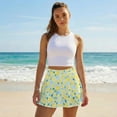 thumbnail image 5 of Xoenoiee Lemon Leaves Print Womens Pleated Tennis Skirts with Shorts Lightweight Golf Skorts with Pockets High Waisted Athletic Skorts, M, 5 of 6