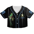 thumbnail image 6 of Lotusprinthandmade Personalized Guatemala Flag Crop Top Baseball Jersey for Women XS-XL Multicolor, 6 of 7