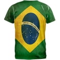 thumbnail image 2 of World Cup - Brazil Flag All Over Adult T-Shirt, 2 of 2