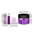 thumbnail image 2 of Fiudx Cera Colorante para El Cabello, Tinte Temporal Vibrante, Fórmula Nutritiva para Todo Tipo de Cabello, Fácil Aplicación y Enjuague, Ideal para Eventos o Uso Diario, Estilos Impresionantes para T, 2 of 2