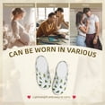 thumbnail image 7 of Kdxio Cute Avocado Yoga Women's Men's Slippers Plush Slip-On House Slipper for Winter Indoor Soft Cushion Non-slip Fluffy Slides Slippers-37/38, 7 of 7