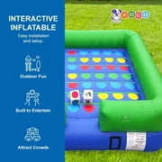 Pogo Bounce House Crossover Spin and Stretch Interactive Giant Inflatable Game