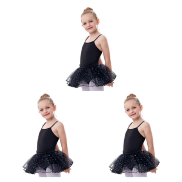 Traje de Ballet Minnieouse para niña de verano color Negro 140cm