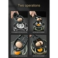 thumbnail image 6 of Handheld Egg Cracker Egg Separator Tool Egg Opener with Egg Yolk White Separator Food Grade Eggshell Cutter for Creative, 6 of 8
