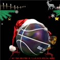 thumbnail image 2 of Sonducket Baloncesto holográfico Baloncesto reflectante brillante Baloncesto luminoso NO.7 para deportes nocturnos Regalos para niños Deportes y aire libre Sonducket OD007774-00, 2 of 6