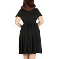 thumbnail image 2 of City Chic Womens Dreamy Midi Dress, Black, Plus Size, 20W, 2 of 3