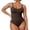 Brown, variant on Women's Shapewear Shaping Abdominal Waist Binding Lifting Backless Summer Dark Blue,L