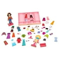 Melissa & Doug Abby and Emma Deluxe Wooden DressUp Dolls Play