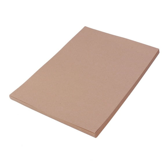 50 Sheets A4 Kraft Paper Sheets Flower Wrapping Paper Gift Wraps (Coffee)