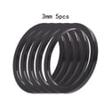 thumbnail image 1 of GLFILL 5 Pcs Rondelles d'Axe de Vélo 1-3MM Entretoise de Moyeu de Roue Libre en Alliage d'Aluminium Joints de Boîtier de Pédalier Accessoires de Vélos 3mm Noir, 1 of 1
