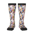thumbnail image 1 of Fotbe Colourful Horses Calcetas Divertidas Estampadas para Hombre y Mujer, Calcetas de Algodón hasta la Rodilla para Caminar, Correr, Enfermería y Embarazo, 1 of 6