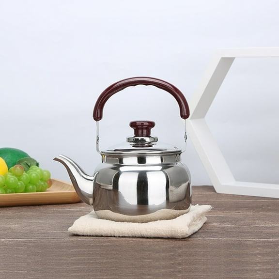 PENIKOKO Stainless Steel Induction Ready Square Kettle for Family Use, 1 Piece Hot Water Pot
