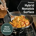 thumbnail image 4 of HexClad Hybrid Nonstick 12-Inch Wok, Stay-Cool Handle, Dishwasher and Oven Safe, Compatible with All Cooktops, Induction Ready, 4 of 6