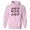 Pink, variant on Skulls and Bows Hoodie Sweatshirt Unisex Large White