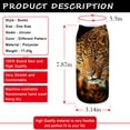 thumbnail image 2 of Leopard Ankle Socks Novelty 3D Printed Socks Leopard Low Cut Socks Leopard Socks, 2 of 10