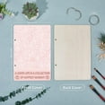 thumbnail image 3 of 1 Set Happiest Moment Greeting Card Holder Organizer Wooden Card Keeper Binder Planning Book Rose Flowers Birthday Cards Keeper Photo Album Cover Graduation Wedding Planner Journal Keepsake Gift, 3 of 7