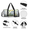 thumbnail image 6 of Haiem Vintage Utensils Pattern Gym Bag for Women Men, Waterproof Travel Duffel Bags, Personal Item Travel Bag Weekender Bag with Shoes Compartment & Wet Pocket, 6 of 8