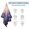 thumbnail image 2 of Butterfly Ultra Fine Fiber Beach Towels for Travel And Quick Drying Absorbent Towels for Swimming, 2 of 7