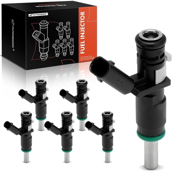 A-Premium Set of 6 Fuel Injectors Compatible with Mercedes-Benz C230 C300 C350 E350 GLK350 SLK280 SLK300 SLK350 R350 S400 ML350 ML450 CLK350 & Dodge Sprinter 2500 Sprinter 3500