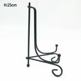 thumbnail image 4 of 1Pc Plate Stands Iron Display Easel Photo Picture Bowl Dish Book Holder Frame Black, 4 of 7