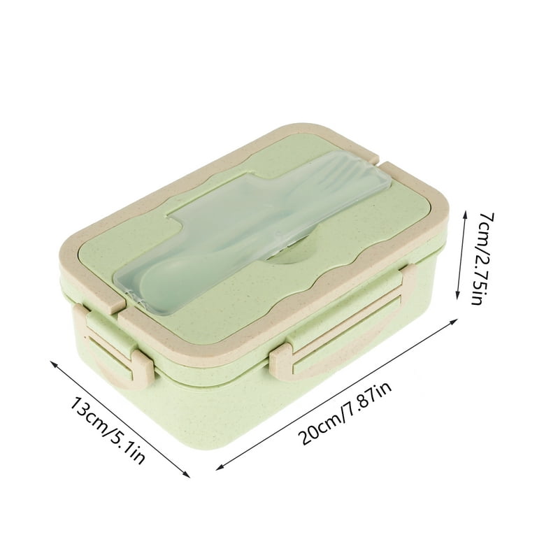 Hotbest Portable Food Warmer School Lunch Box Bento Thermal Insulated Food Container Stainless Steel Insulated Square Lunch Box for Children, Kids and
