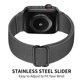 thumbnail image 3 of Oxwallen Xl Correa Elástica Solo Loop Compatible Con Apple Watch Series 11/10/9/8/7/6/5/4 Se 3/2/1 42 ​​Mm 41 Mm 40 Mm 38 Mm Correa Deportiva Trenzada De Nailon Elástico Ajustable Para Iwatch Mujeres, 3 of 5