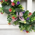 thumbnail image 4 of YOHAVEN Spring Front Door Wreath Colorful Year-Round Home Decor for Indoor Outdoor Entryway, Farmhouse Welcome Wreath for Weddings Parties Seasonal Decorations, Holiday Door Ornament, 4 of 9
