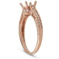 thumbnail image 2 of Pompeii 1/5ct Diamond Rose Gold Engagement Ring Setting Vintage (G/H,I2), 2 of 3
