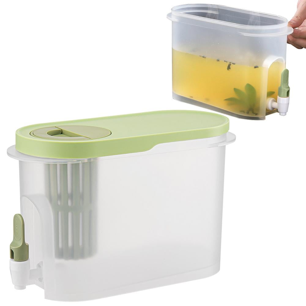 Fruit Infuser Water Bottle Cold Kettle with Faucet 3.9l Iced Lemonade Juice Containers with