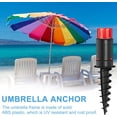 thumbnail image 4 of Base para sombrilla de playa, zócalo de tierra, soporte para sombrilla, soporte de tornillo, patas de sombrilla de playa con hélice que se atornillan a la arena, se utilizan para, 4 of 5