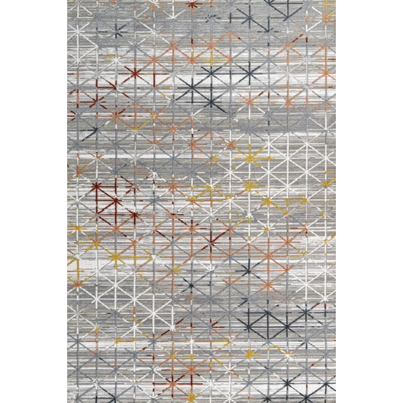 Grey Geometric Area Rugs for Living Room Washable Rugs Boho Moroccan Area Rug Soft Neutral Geometric Bohemian Carpet Distressed Indoor Rug for Bedroom Dining Room Office Foldable Nonslip Rug