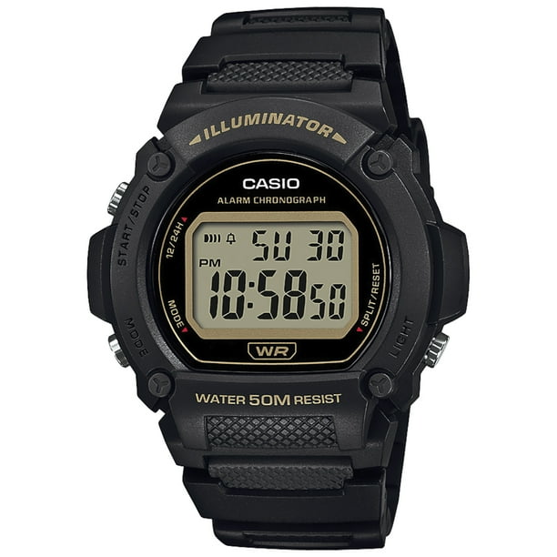 Reloj Casio Digital Para hombre W219H 4AVCF Casio Casio W219H 1A2VCF Walmart en linea
