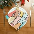 thumbnail image 2 of GZHJMY Cute Pig Cloth Napkins Set of 1, Reusable Washable Oversized Table Napkins for Family Wedding Dinner Party Home Decor, 20 Inch Decorative Washcloths, 2 of 7