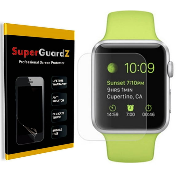 [2-Pack] For Apple Watch Series 4 (44 mm) - SuperGuardZ [FULL COVER] Clear Screen Protector   2 Stylus Pen