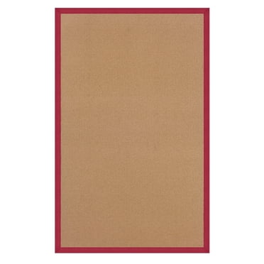 Linon Athena Rug In Cork And Red 9.10 x 13 - (9 Foot 10 x 13)