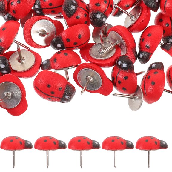 FRCOLOR  50 Pcs Home Accessory Office Desk Accessories Thumbtack Hook Push Tacks Number